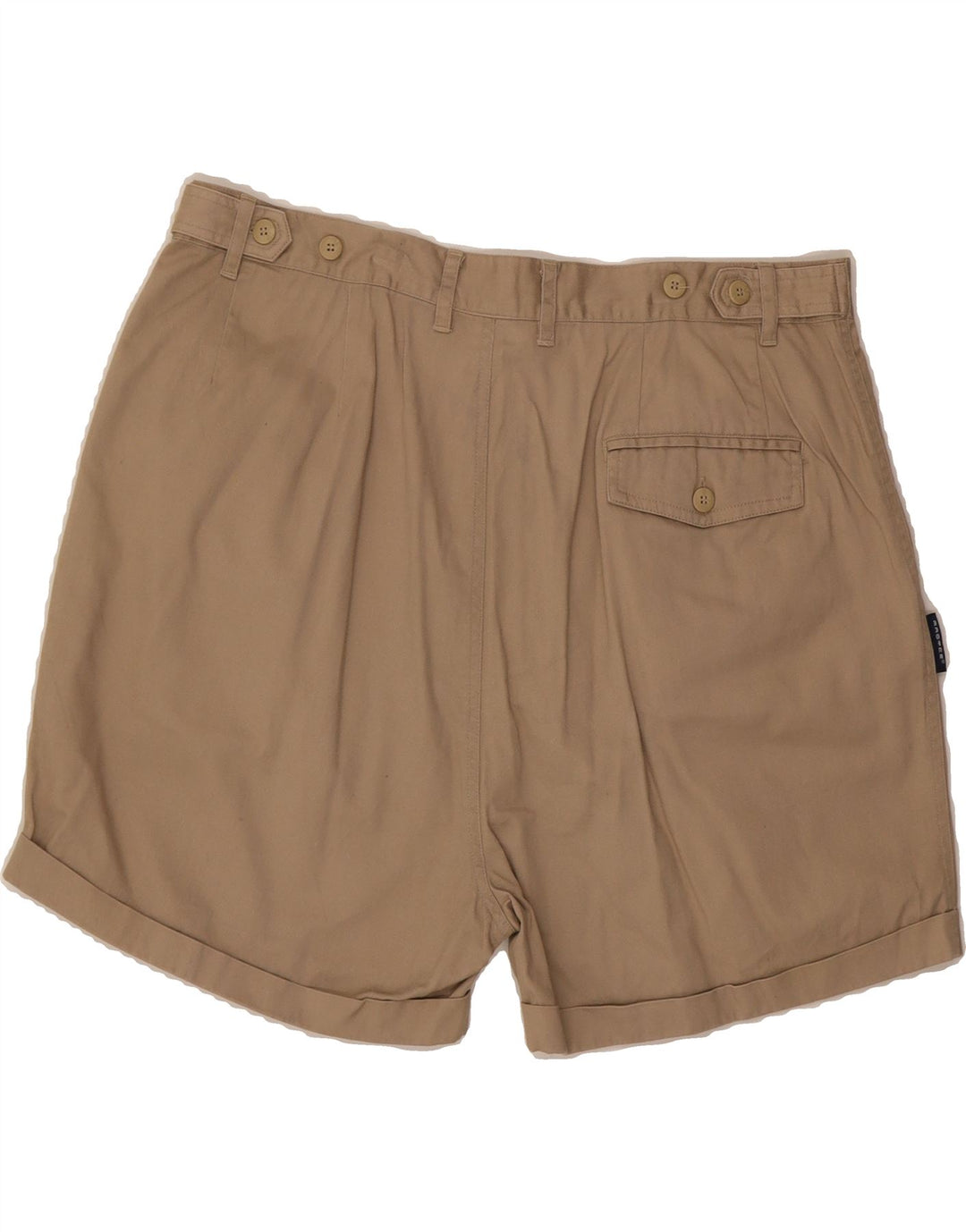 MASTER Mens Pegged Chino Shorts XL W36 Beige Cotton Vintage Master and Second-Hand Master from Messina Hembry 
