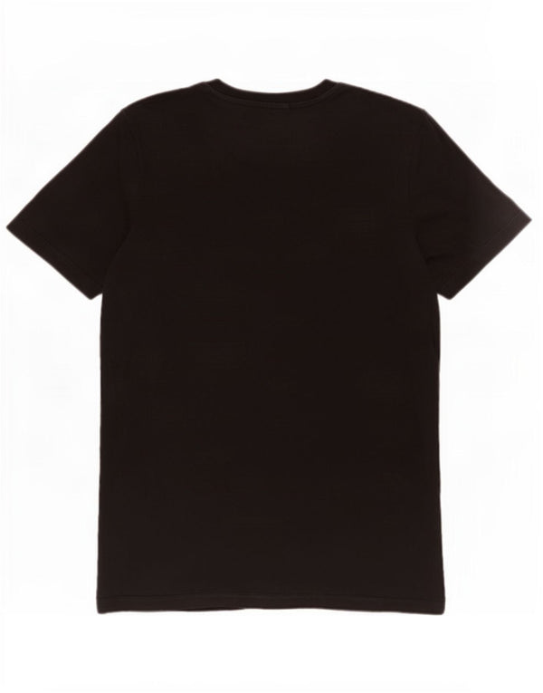Adidas Mens Graphic T-Shirt Top Grande Algodão Preto