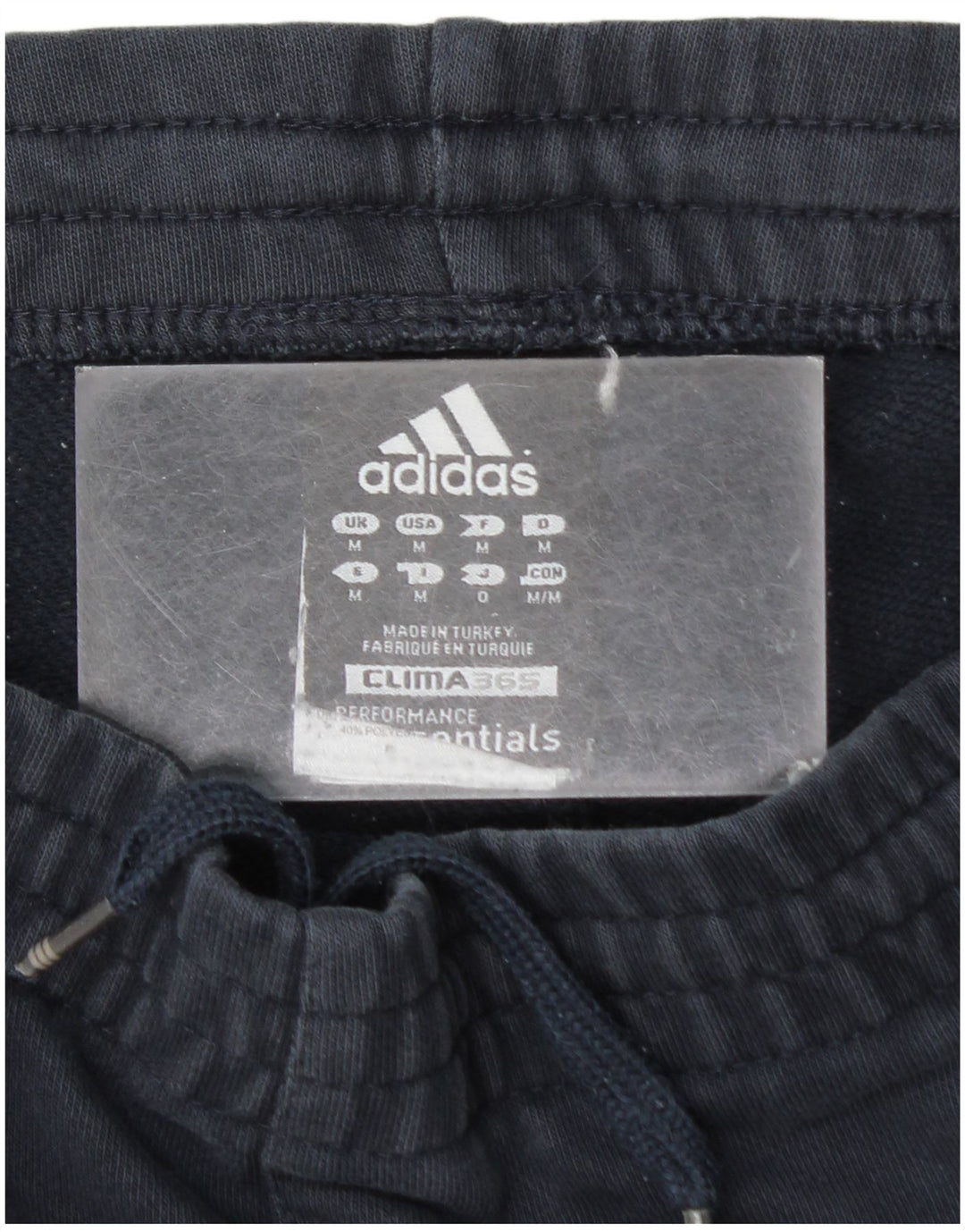 Calça Adidas Mens Clima 365 Treino Médio Azul Marinho Algodão