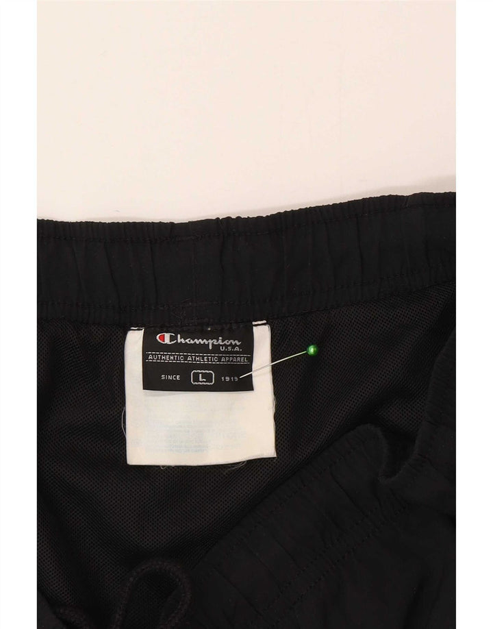 Shorts esportivos masculinos Champion grandes pretos