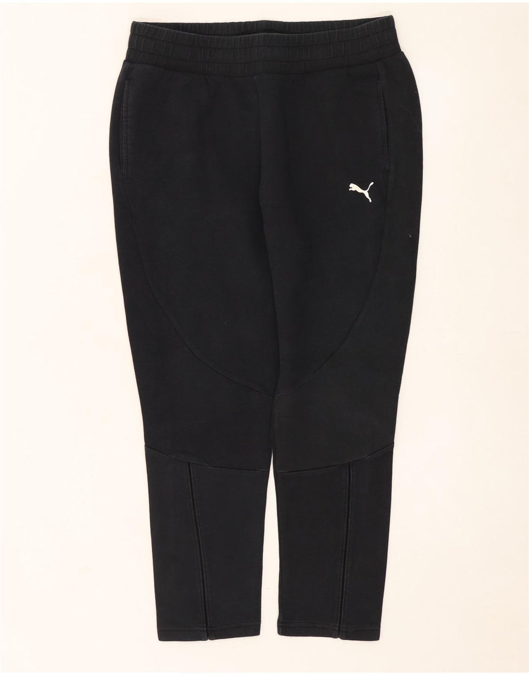 Calça de treino masculina PUMA grande algodão preto