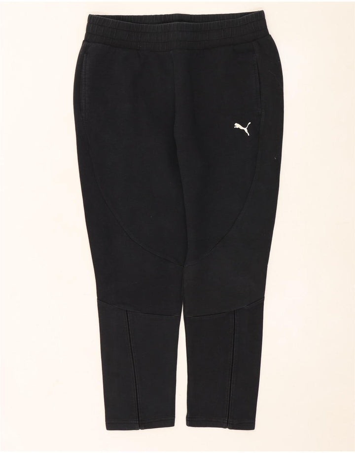 Calça de treino masculina PUMA grande algodão preto