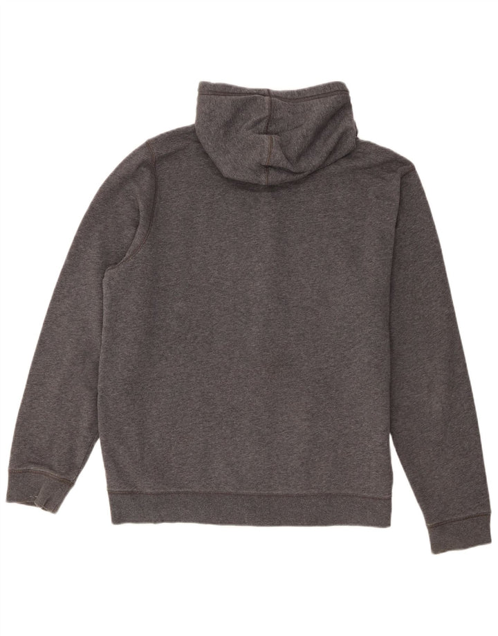 Suéter masculino Under Armour Cold Gear Zip com capuz grande cinza salpicado