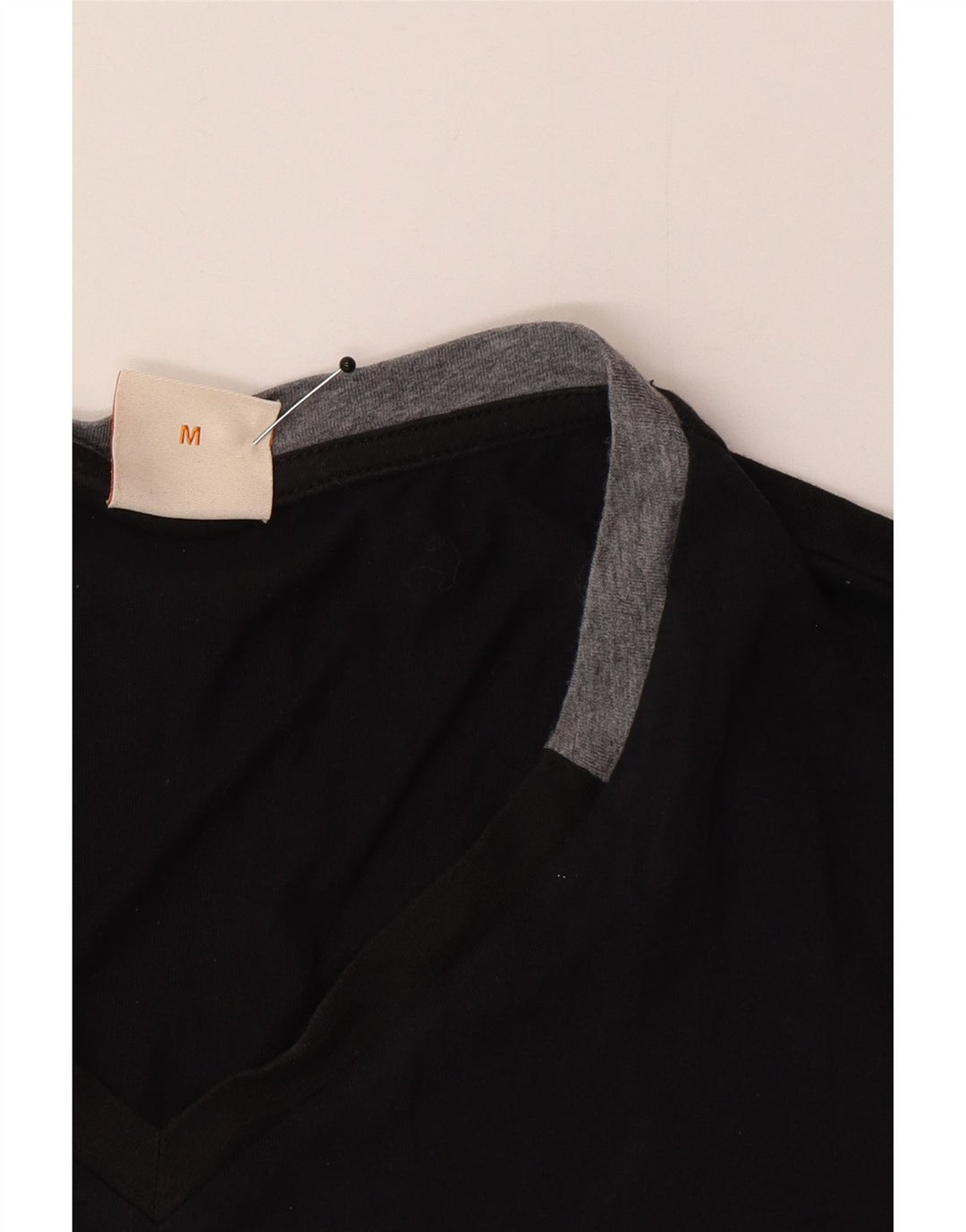 Camiseta masculina Hugo Boss Top médio preto