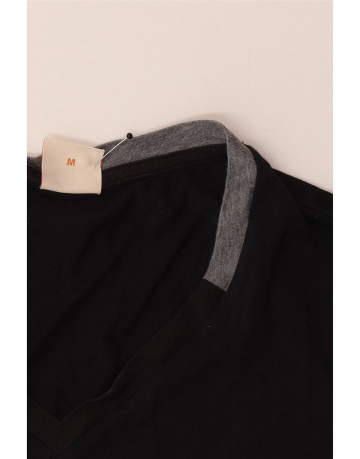 Camiseta masculina Hugo Boss Top médio preto