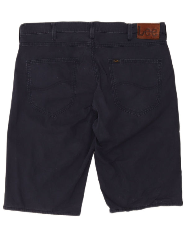 Shorts jeans masculino Lee W36 grande algodão azul marinho