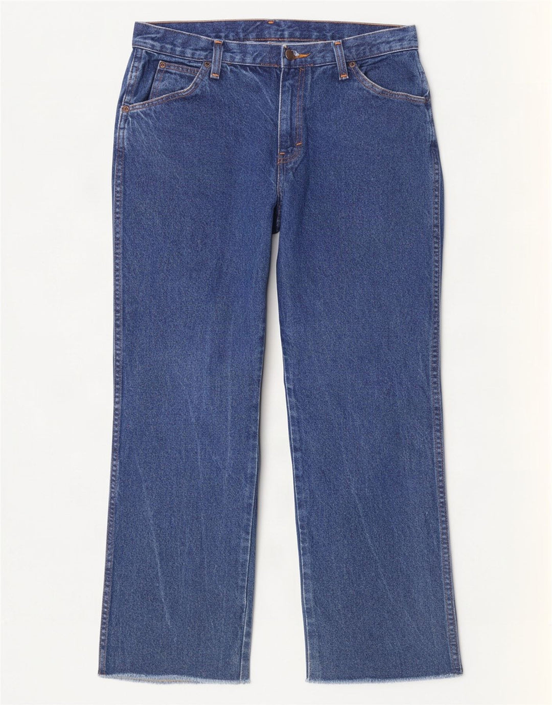 Calça jeans reta masculina Dickies W30 L28 algodão azul