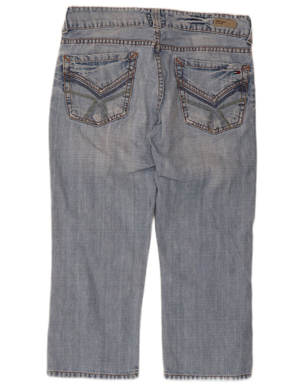 Jeans capri feminino Tommy Hilfiger W30 L21 algodão azul