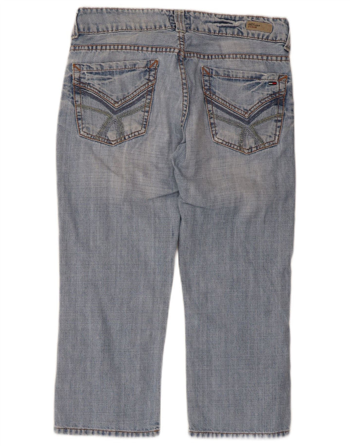 Jeans capri feminino Tommy Hilfiger W30 L21 algodão azul