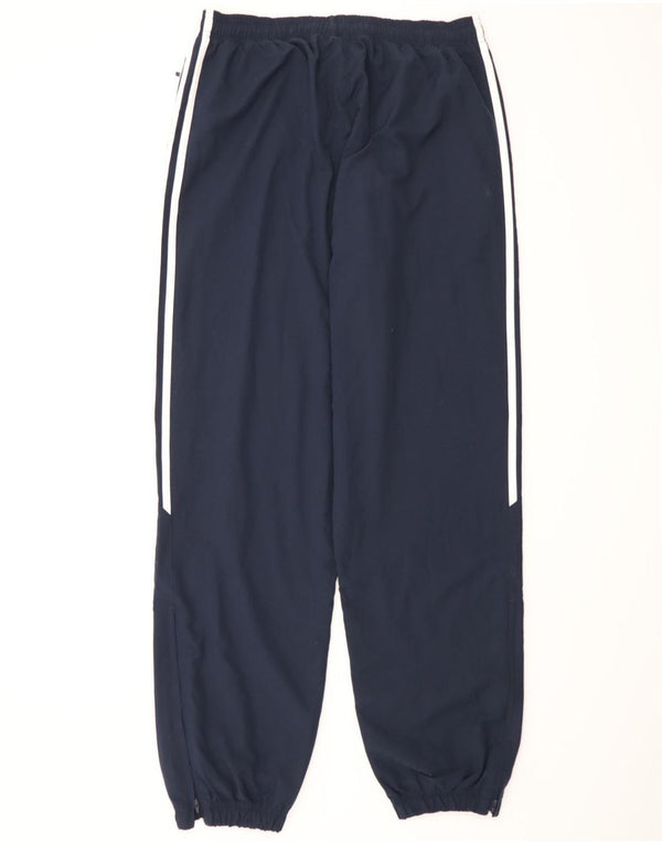 Calça de treino masculina Adidas Joggers grande poliéster azul marinho