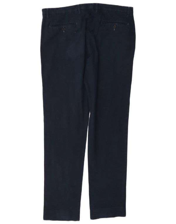 Calça Chino Masculina Slim Reiss W34 L31 Algodão Azul Marinho