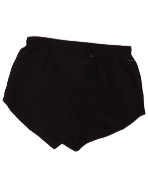 Nike Womens Dri Fit Sport Shorts UK 4 XS Preto Animal Print Poliéster