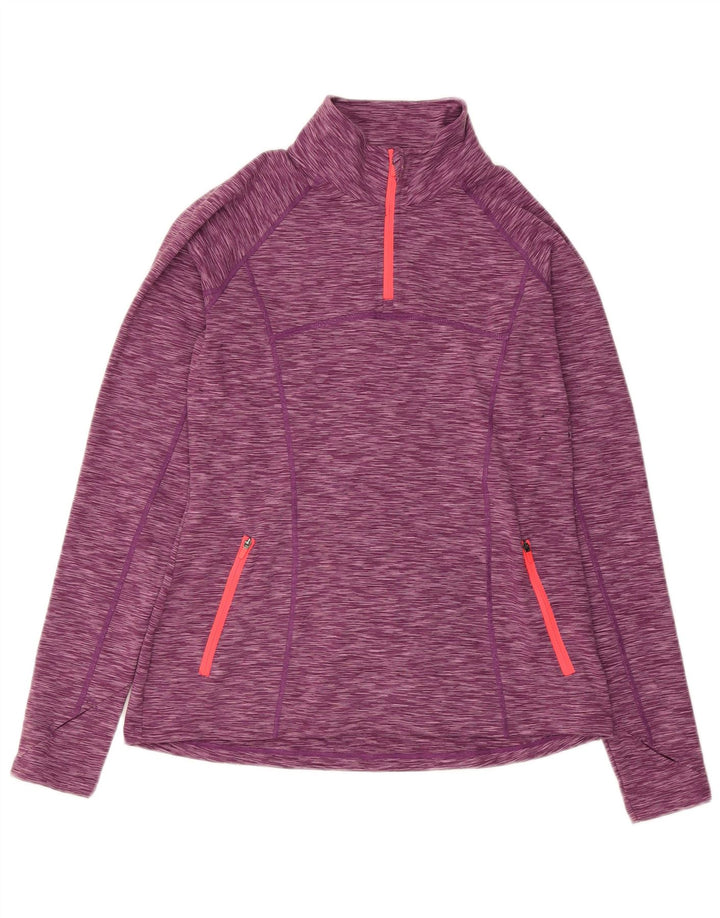 Pulôver feminino Mountain Warehouse para treino UK 12 médio roxo