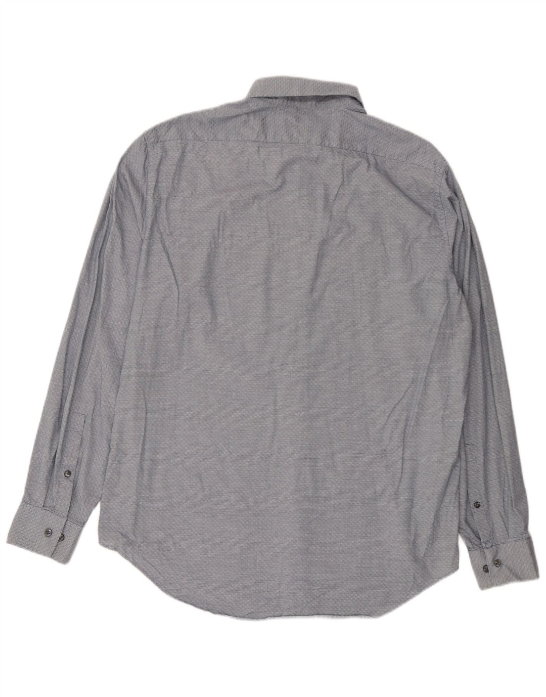 Camisa masculina Calvin Klein Slim Fit grande azul marinho geométrica