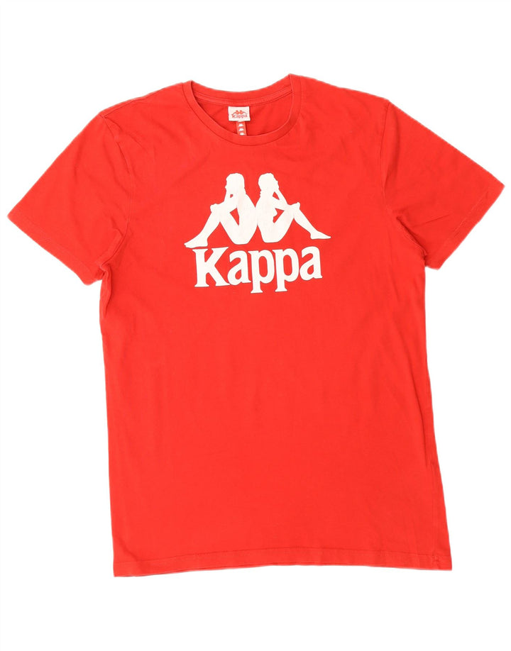 Camiseta gráfica masculina KAPPA Top médio algodão vermelho