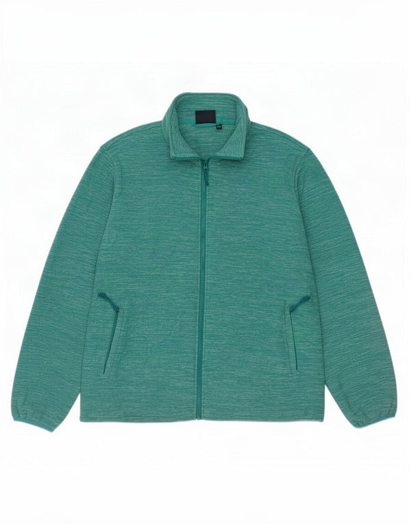 Jaqueta de lã feminina Mountain Warehouse UK 22 3XL turquesa manchada