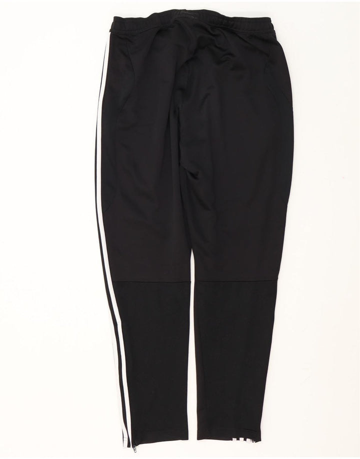 Calça de treino masculina Adidas grande poliéster preto