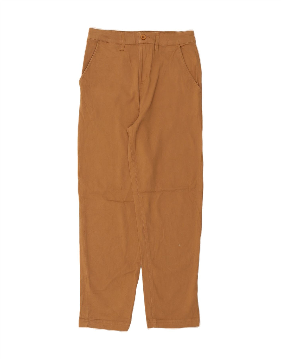 O'NEILL Womens Straight Chino Trousers W26 L27 Brown Cotton Vintage O'Neill and Second-Hand O'Neill from Messina Hembry 