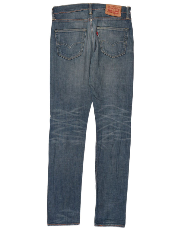 Calça jeans masculina Levi's 522 Slim Tapered W30 L34 azul algodão