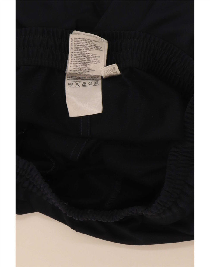 Shorts esportivos masculinos Adidas pequenos poliéster azul marinho