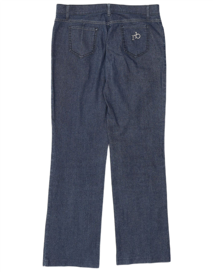 ROCCOBAROCCO Jeans retos femininos W33 L29 Azul