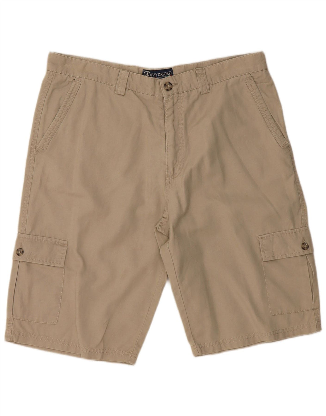 Shorts cargo masculino IVY OXFORD IT 52 XL W38 algodão bege