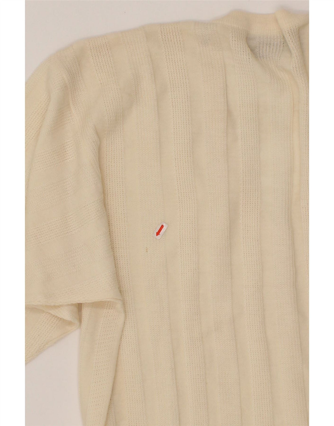 INGRAM Mens V-Neck Jumper Sweater XL Off White Vintage Ingram and Second-Hand Ingram from Messina Hembry 