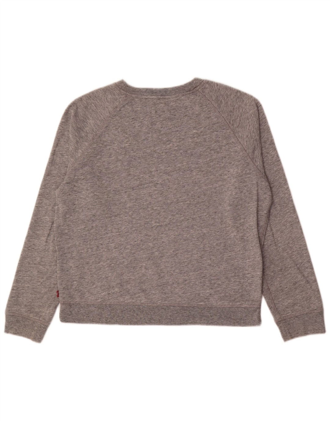 Moletom gráfico feminino Levi's Jumper UK 14 cinza médio manchado