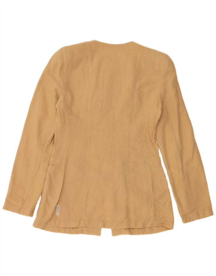 Jaqueta blazer feminina ARMANI JEANS IT 40 pequena viscose bege