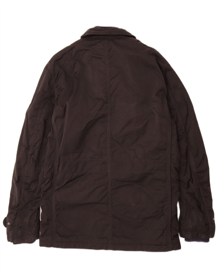 Jaqueta utilitária masculina Tommy Hilfiger Reino Unido 38 médio preto nylon