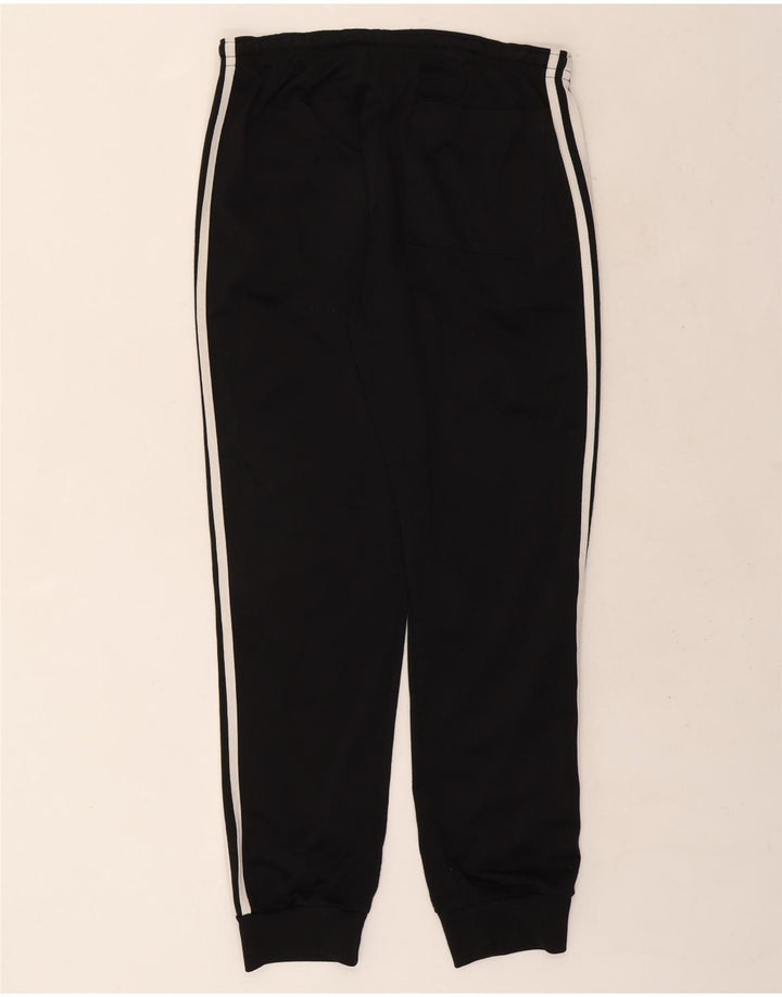 Calça de treino masculina Adidas Joggers UK 38/40 poliéster preto médio