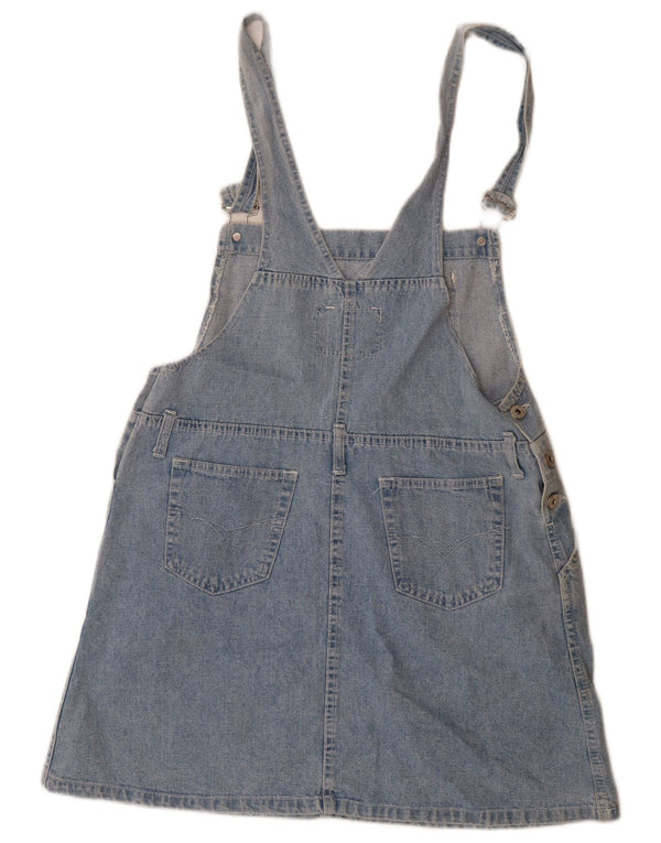 Saia jeans Dungaree feminina VINTAGE 15-16 anos W34 azul