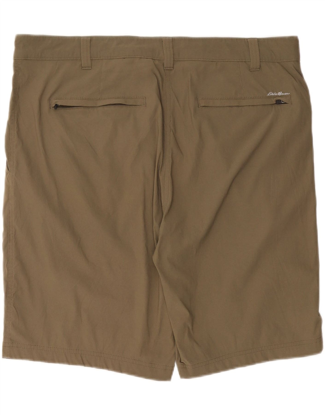 EDDIE BAUER Mens Chino Shorts W40 XL Cáqui Nylon