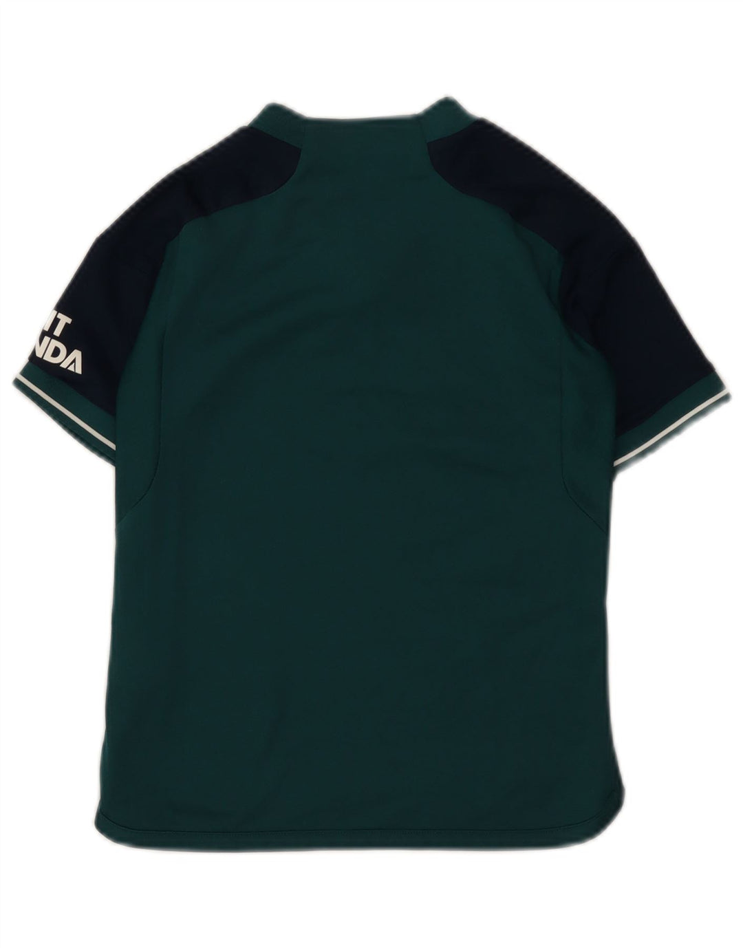 ADIDAS Meninos Fly Emirates Graphic T-Shirt Top 9-10 Anos Verde Colorblock