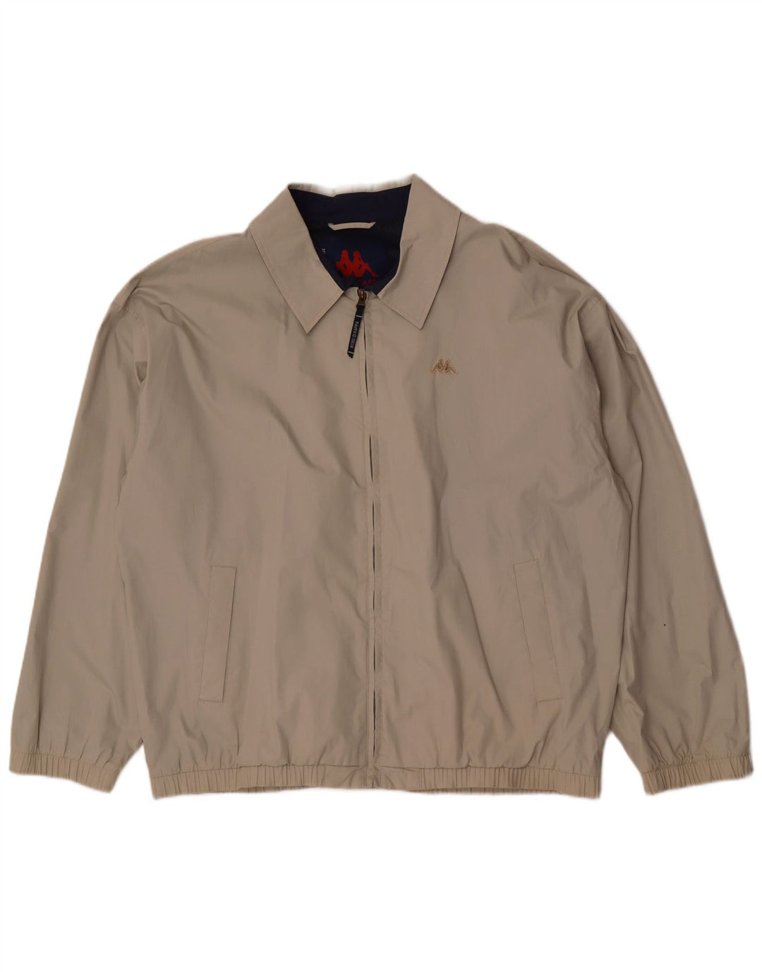Jaqueta bomber masculina Kappa UK 44 2XL poliéster bege