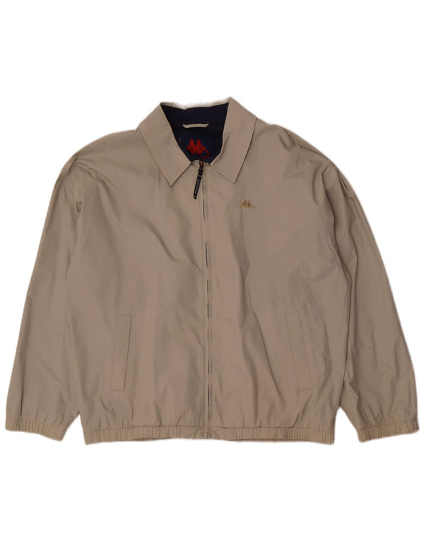 Jaqueta bomber masculina Kappa UK 44 2XL poliéster bege