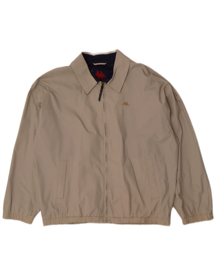 Jaqueta bomber masculina Kappa UK 44 2XL poliéster bege