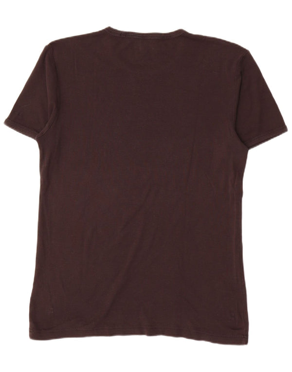 Camiseta feminina gráfica G-Star Top UK 18 XL algodão preto