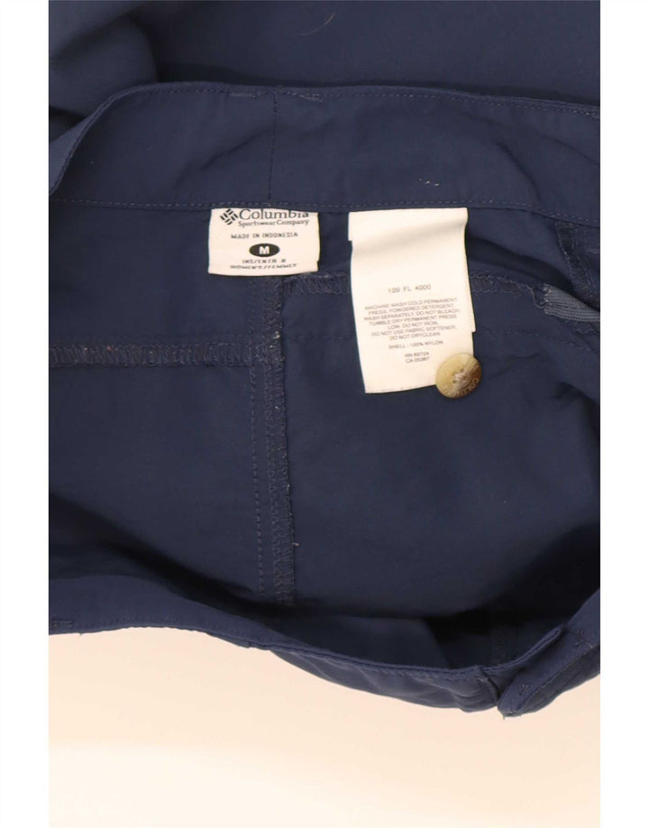 Shorts cargo feminino Columbia médio W32 azul marinho nylon