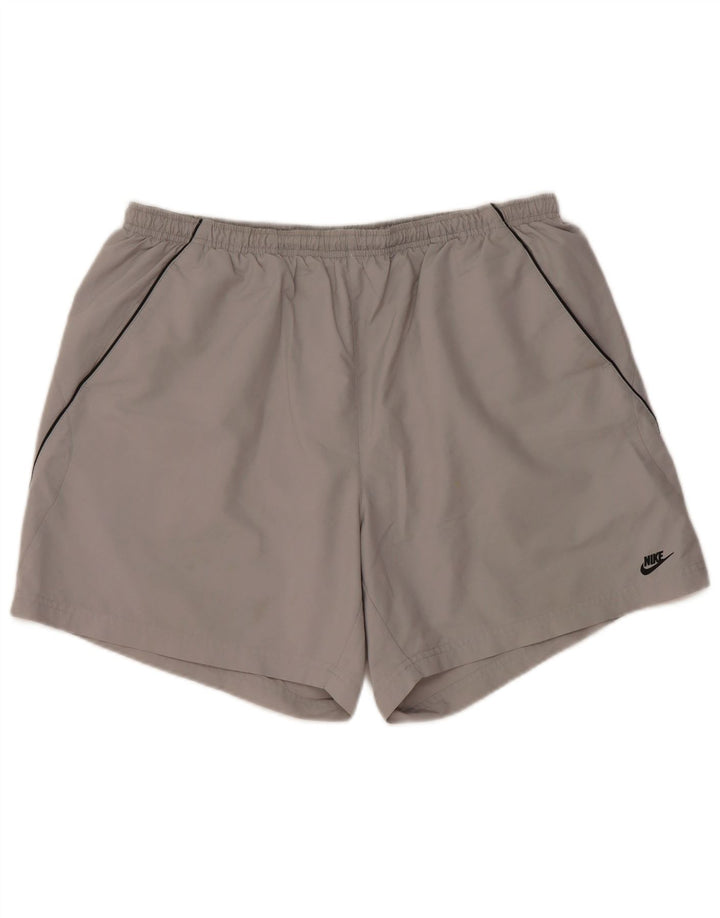 Shorts esportivos masculinos NIKE 2XL poliéster cinza
