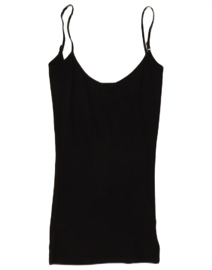 Guess Womens Cami Top UK 4 XS Preto Viscose