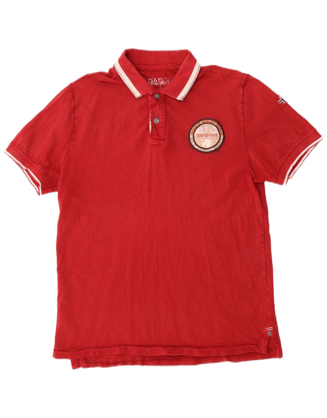 Polo geográfico masculino NAPAPIJRI vermelho médio