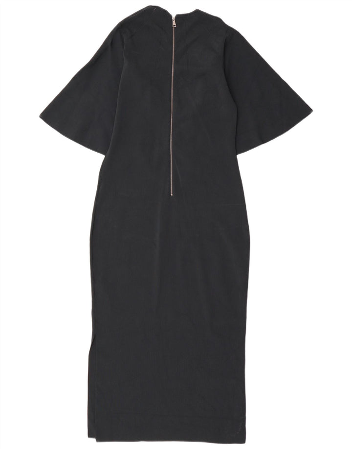 Vestido maxi feminino Ted Baker Batwing tamanho 4 grande viscose verde