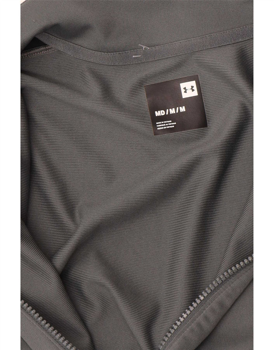 Jaqueta masculina Under Armour Tracksuit Top cinza médio bloco colorido