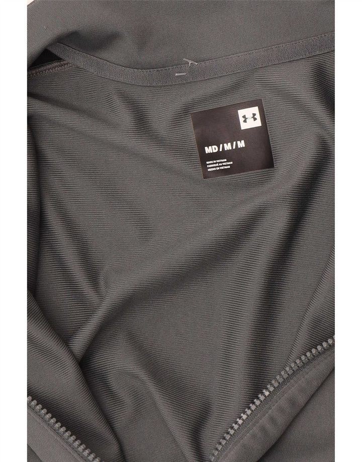 Jaqueta masculina Under Armour Tracksuit Top cinza médio bloco colorido