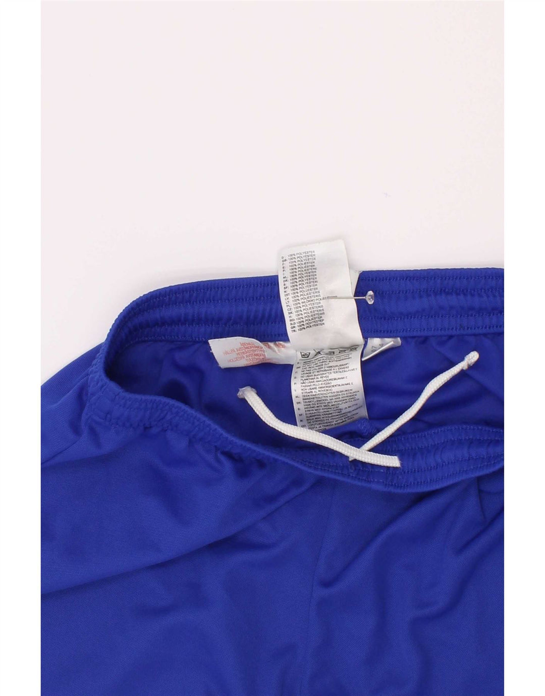 Shorts esportivos Adidas Boys Climalite 9-10 anos azul poliéster