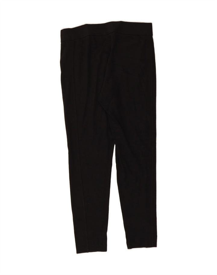 ORVIS Womens Leggings US 10 Large Black Cotton Vintage Orvis and Second-Hand Orvis from Messina Hembry 