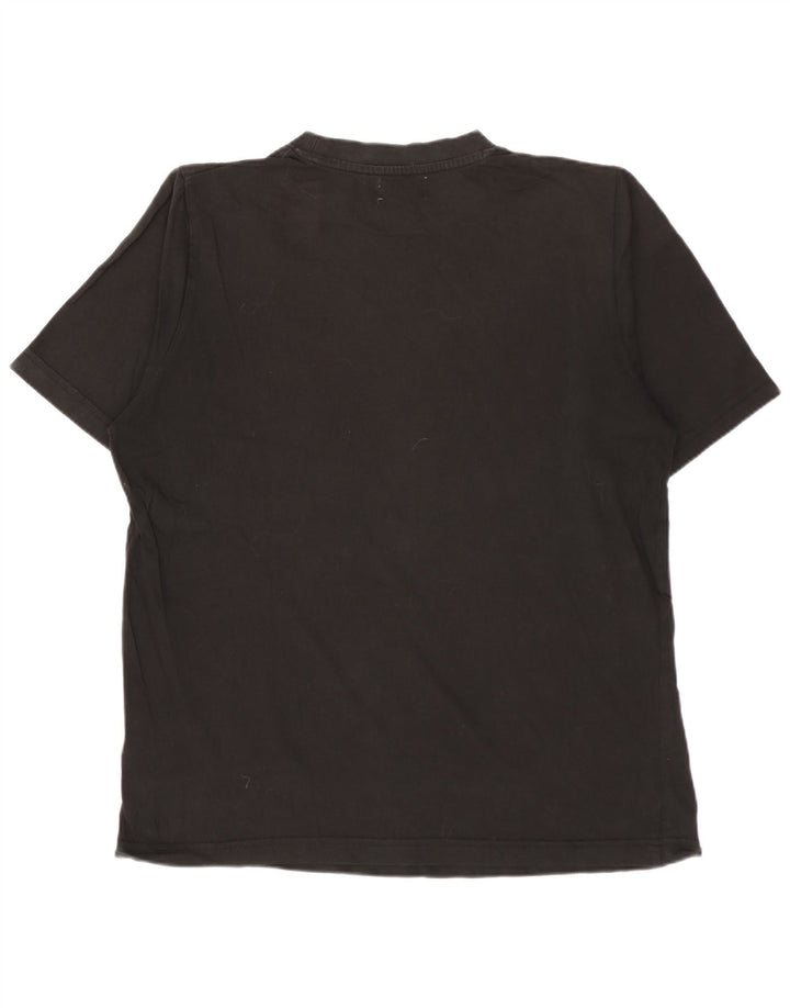 Camiseta masculina gráfica KAPPA top pequeno algodão preto