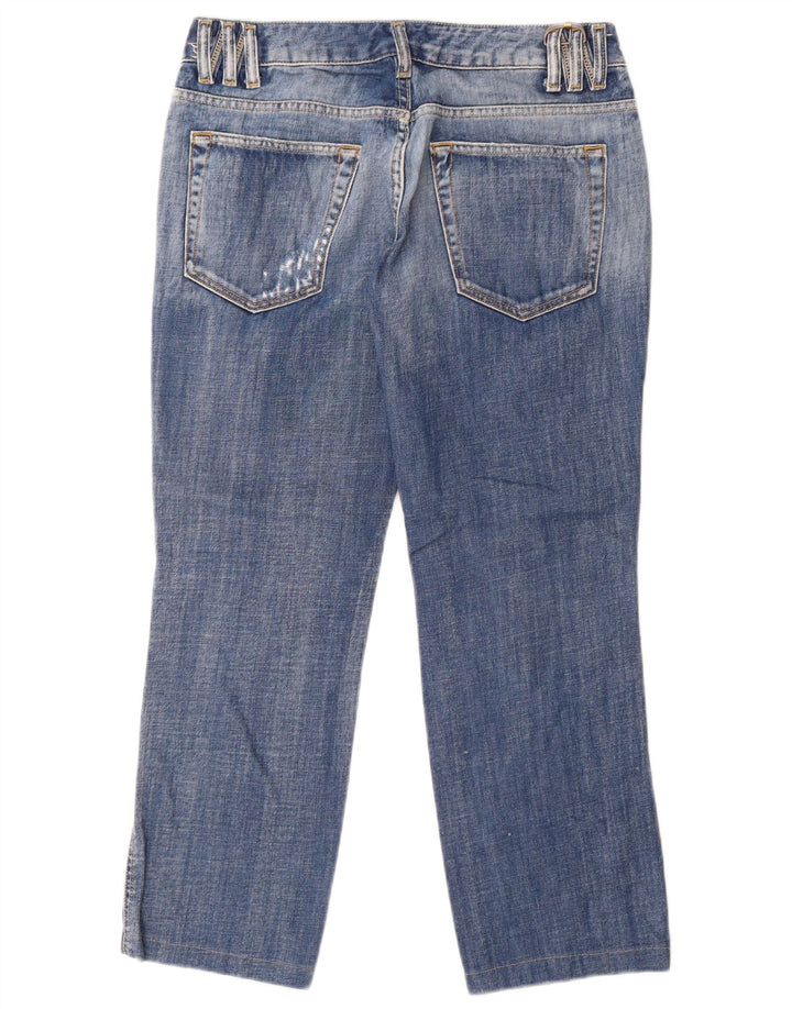 Jeans retos femininos Diesel Looppy Distressed W32 L26 algodão azul