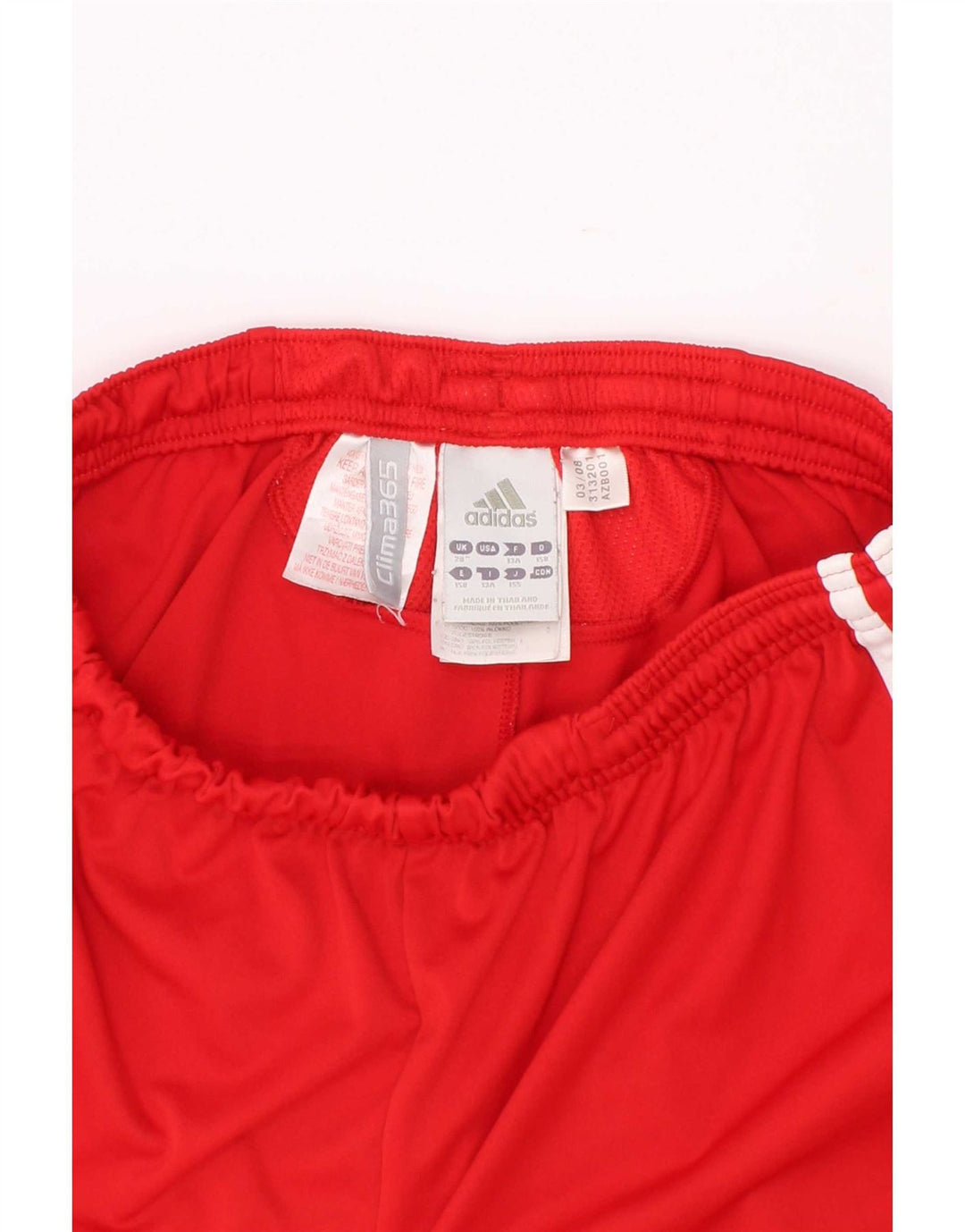 Adidas meninos Liverpool Sport Shorts 12-13 anos poliéster vermelho